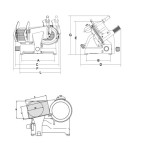 Αλλαντομηχανή Λεπίδα 275mm CANOVA 275 TOP SRM-CANOVA 275 TOP